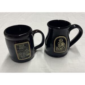 Deneen Pottery  Bones  Company  Dusks Donuts coffee mug Hand Made In The USA